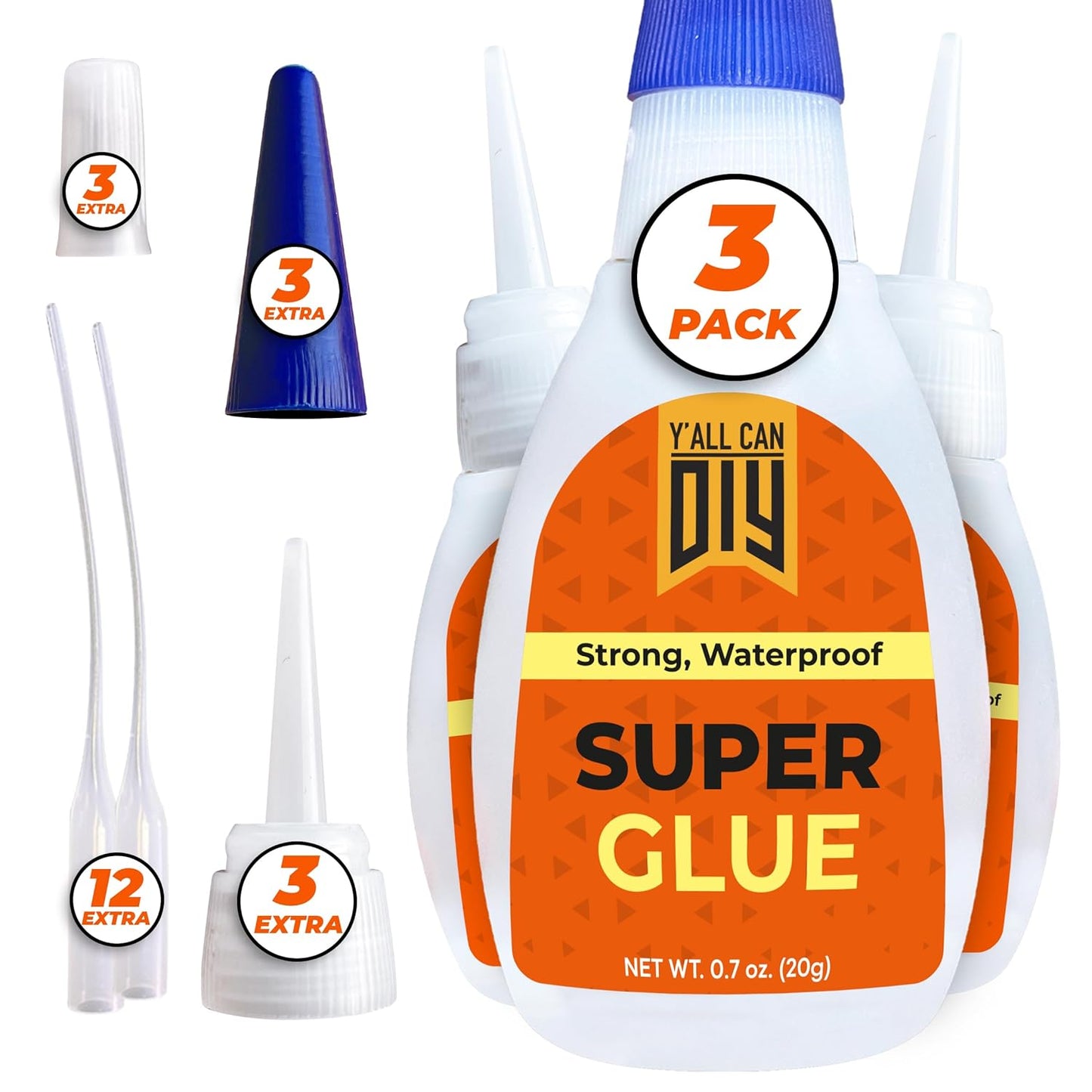 Super Glue 3 pack