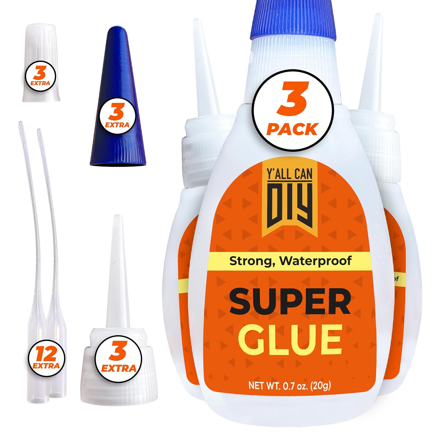 Super Glue 3 pack