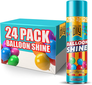 Rociador de brillo para globos, paquete de 24