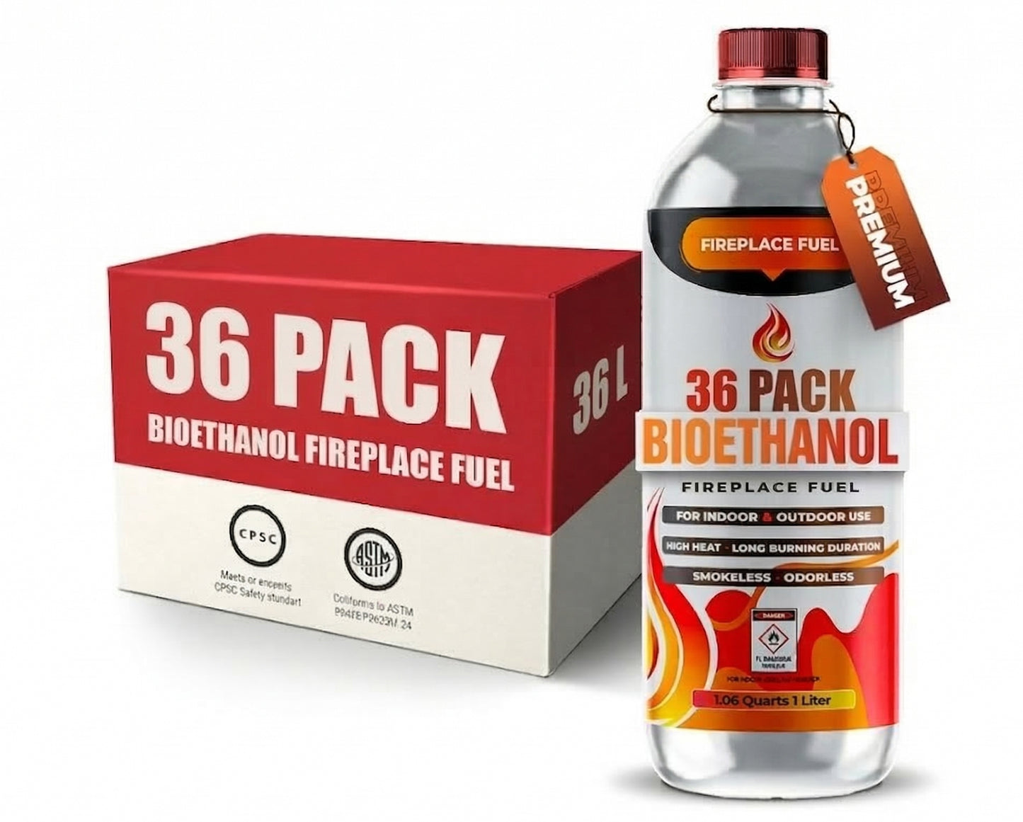 EzyElement Bioethanol Fuel 36 pack