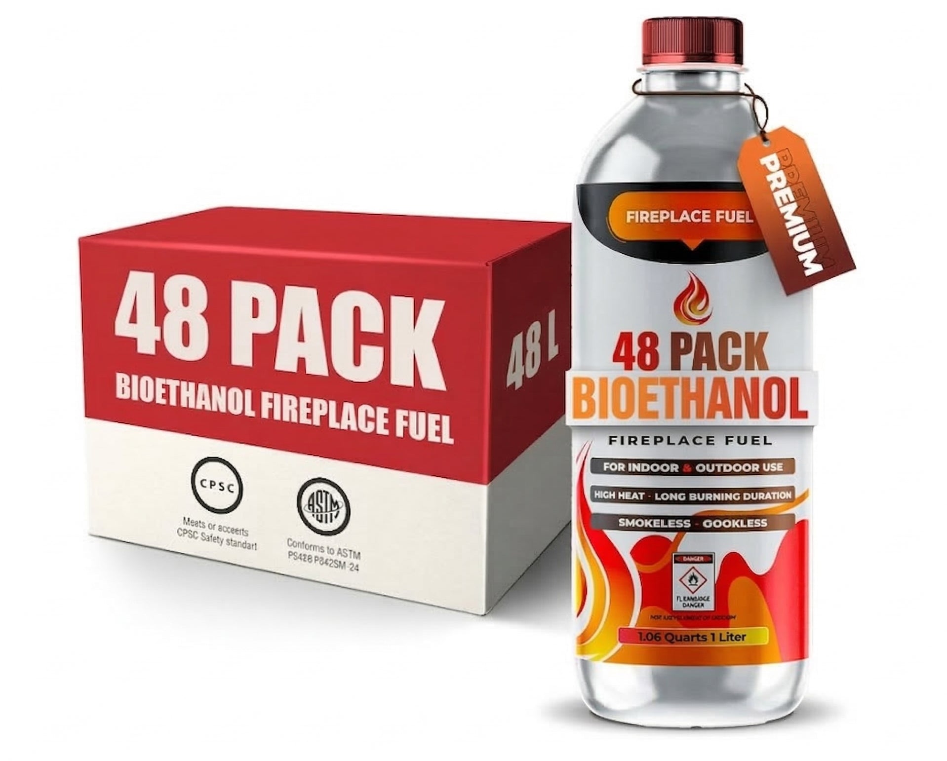 EzyElement Bioethanol Fuel 48 pack