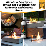 Y'allCanDIY Bioethanol Fireplaces Fuel, 24 Pack