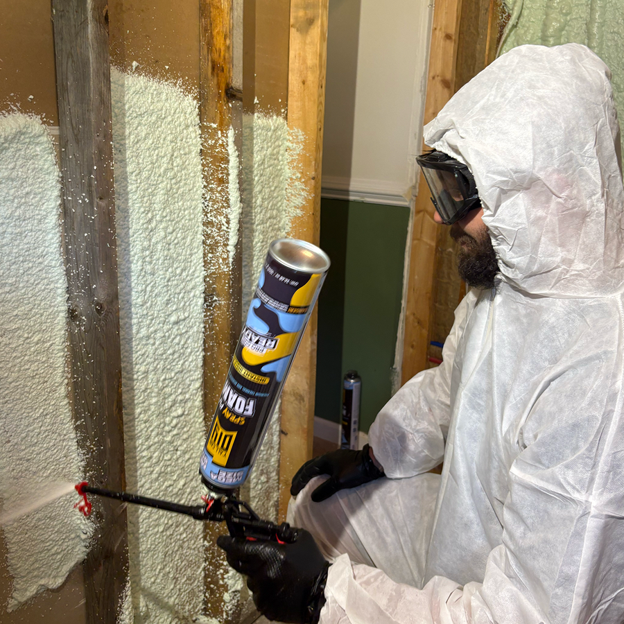Apply the Foam