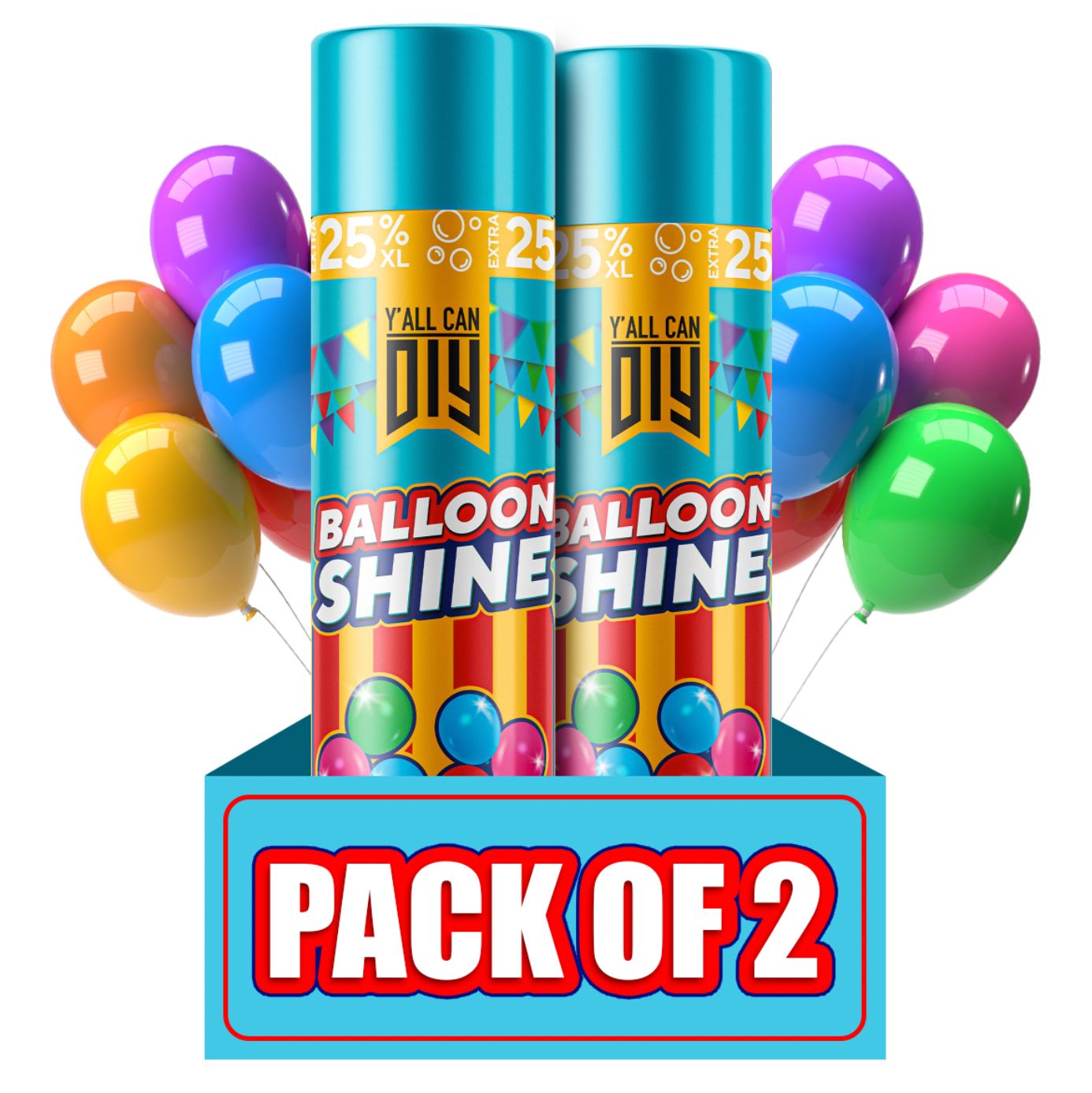 Balloon Shine Spray 2 pack