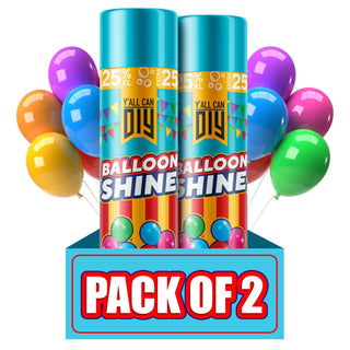 Espray abrillantador para globos, paquete de 2