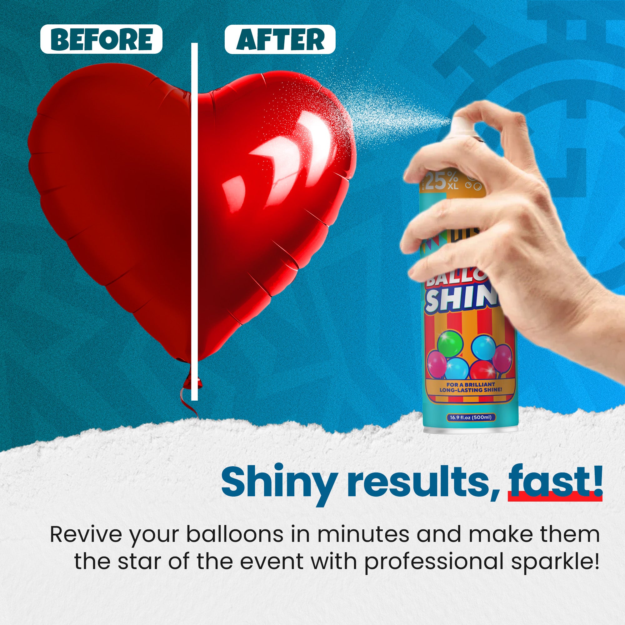 Balloon Shine Spray 4 pack