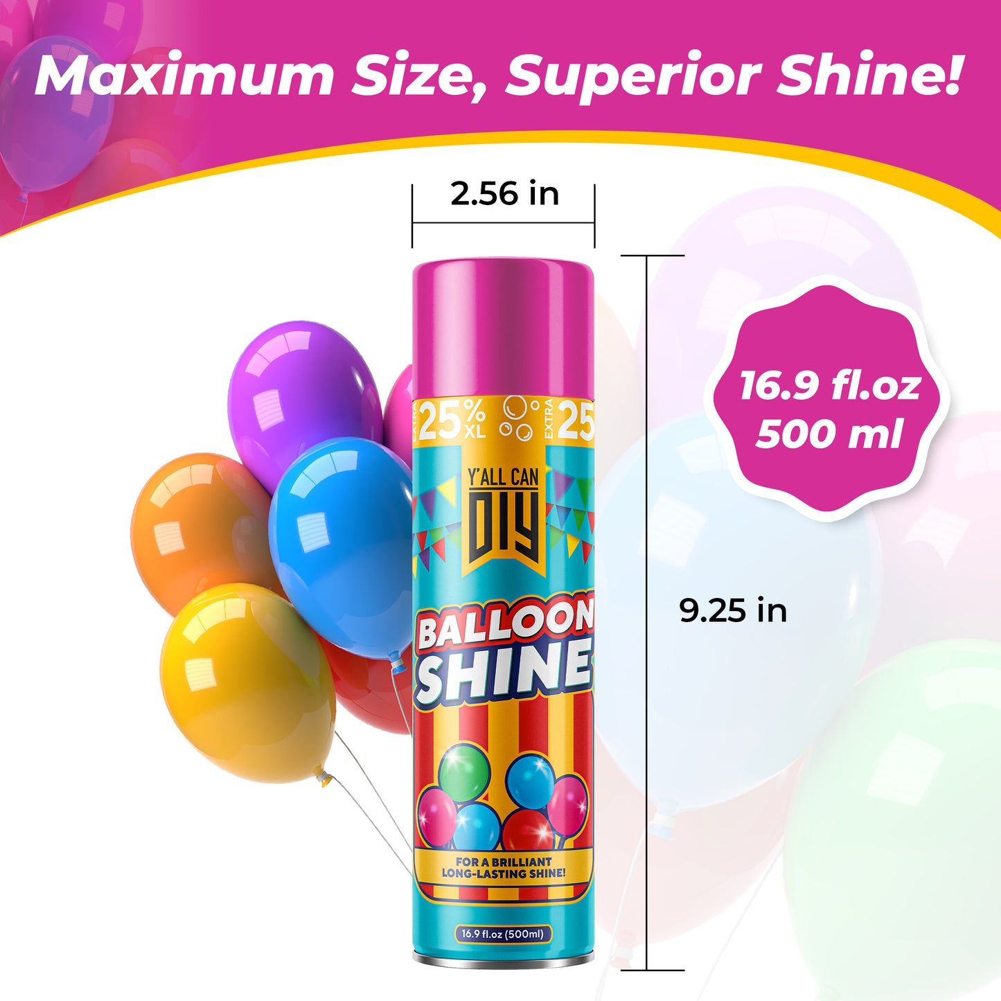 Balloon Shine Spray 4 pack