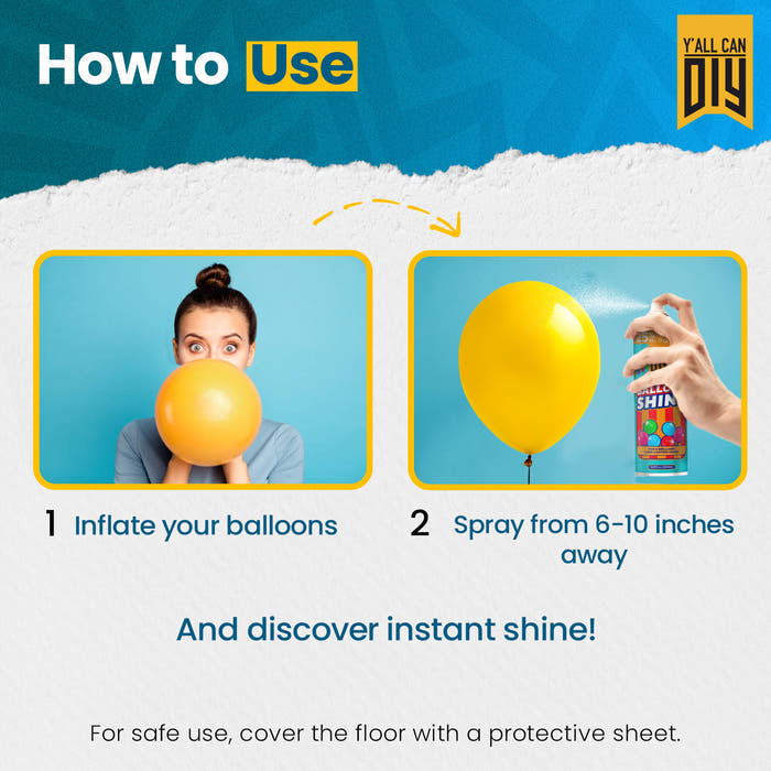 Balloon Shine Spray 2 pack