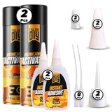 CA Glue with Activator (2 x 1.76 oz. + 2 x 6.76 fl oz.)