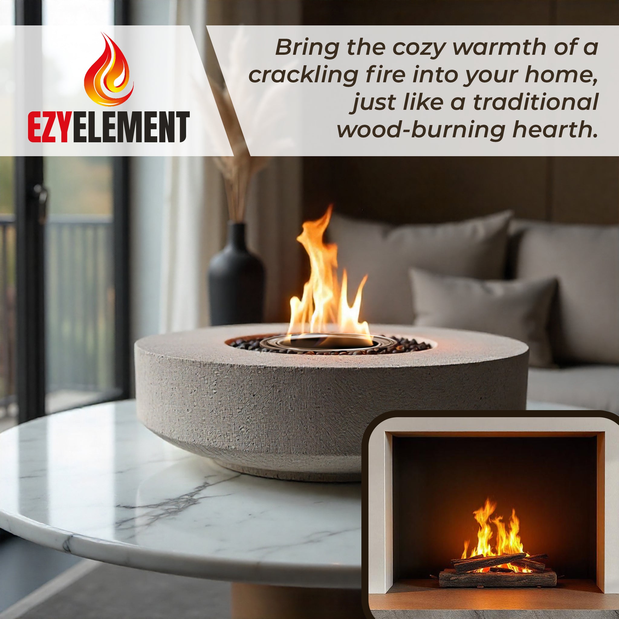 EzyElement Bioethanol Gel Fuel 8 pack