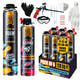 Y’allCanDIY Spray Foam Insulation Kit - 6 pack (32.8 oz Each) with Full DIY Kit