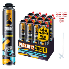 Y’allCanDIY Spray Foam Insulation - 12 Pack (32.8 oz Each)