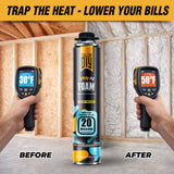 Y’allCanDIY Spray Foam Insulation Kit - 24 pack (32.8 oz Each) with Full DIY Kit