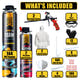 Y’allCanDIY Spray Foam Insulation Kit Bulk Bundle - 144 Cans (32.8 oz Each) with Full DIY Kit