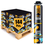 Y’allCanDIY Spray Foam Insulation Bulk Bundle - 144 Cans (32.8 oz Each)