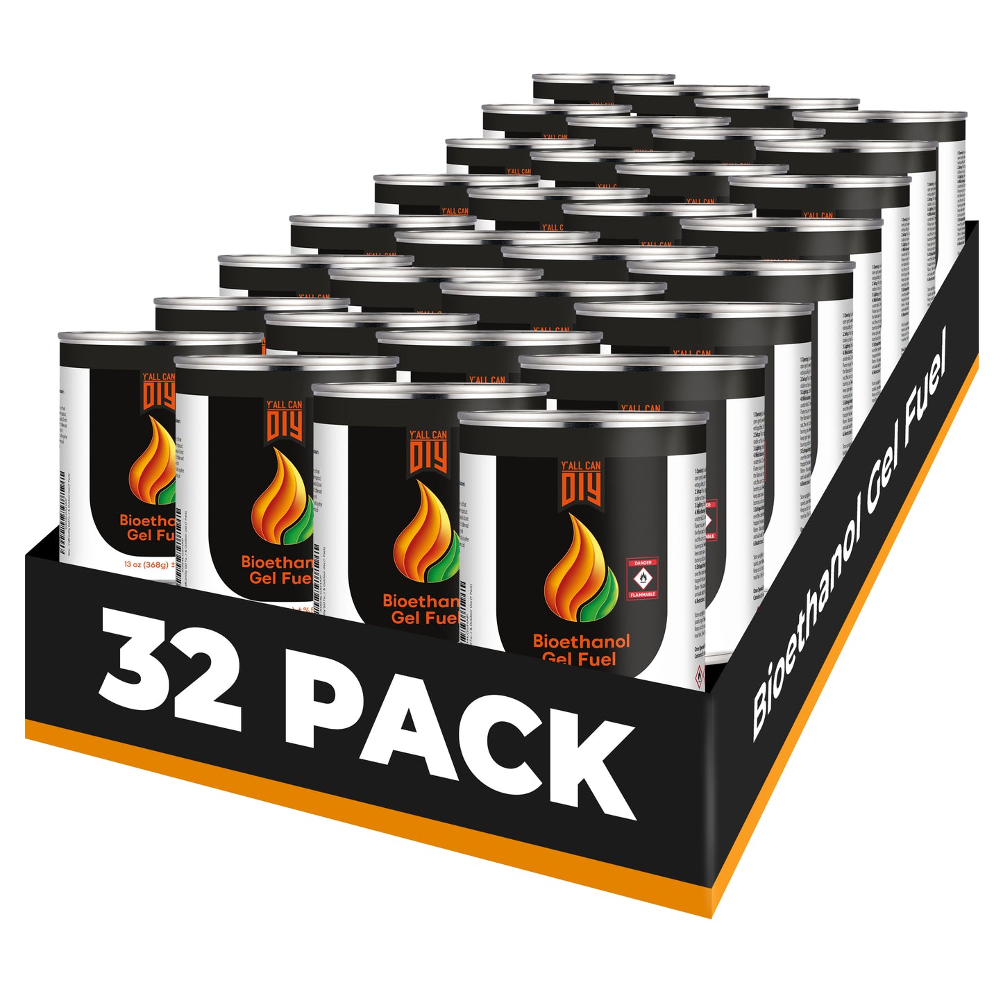 Y'allCanDIY Bioethanol Gel Fuel 32 pack