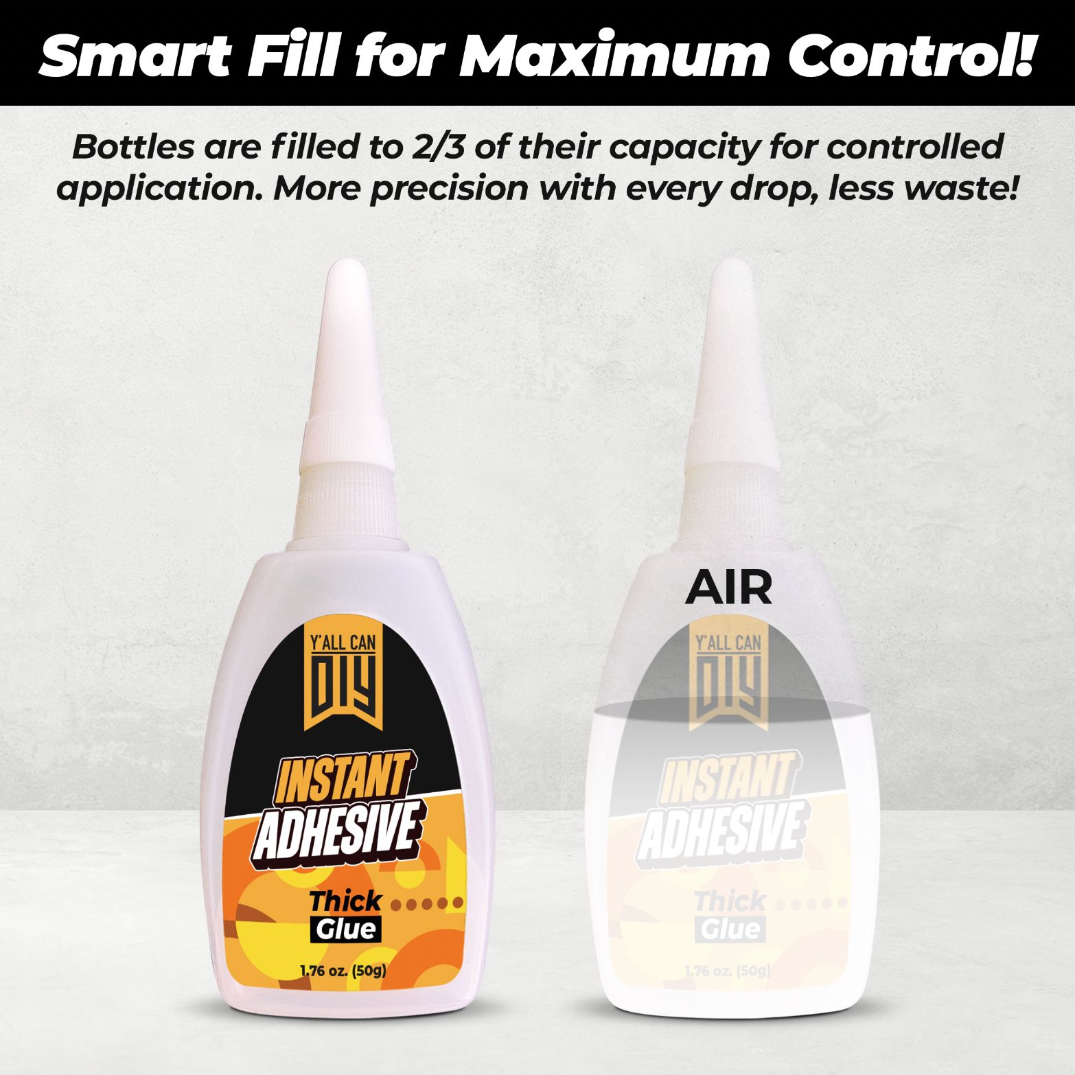 CA Glue with Activator (2 x 1.76 oz. + 2 x 6.76 fl oz.)