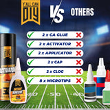 CA Glue with Activator (2 x 1.76 oz. + 2 x 6.76 fl oz.)