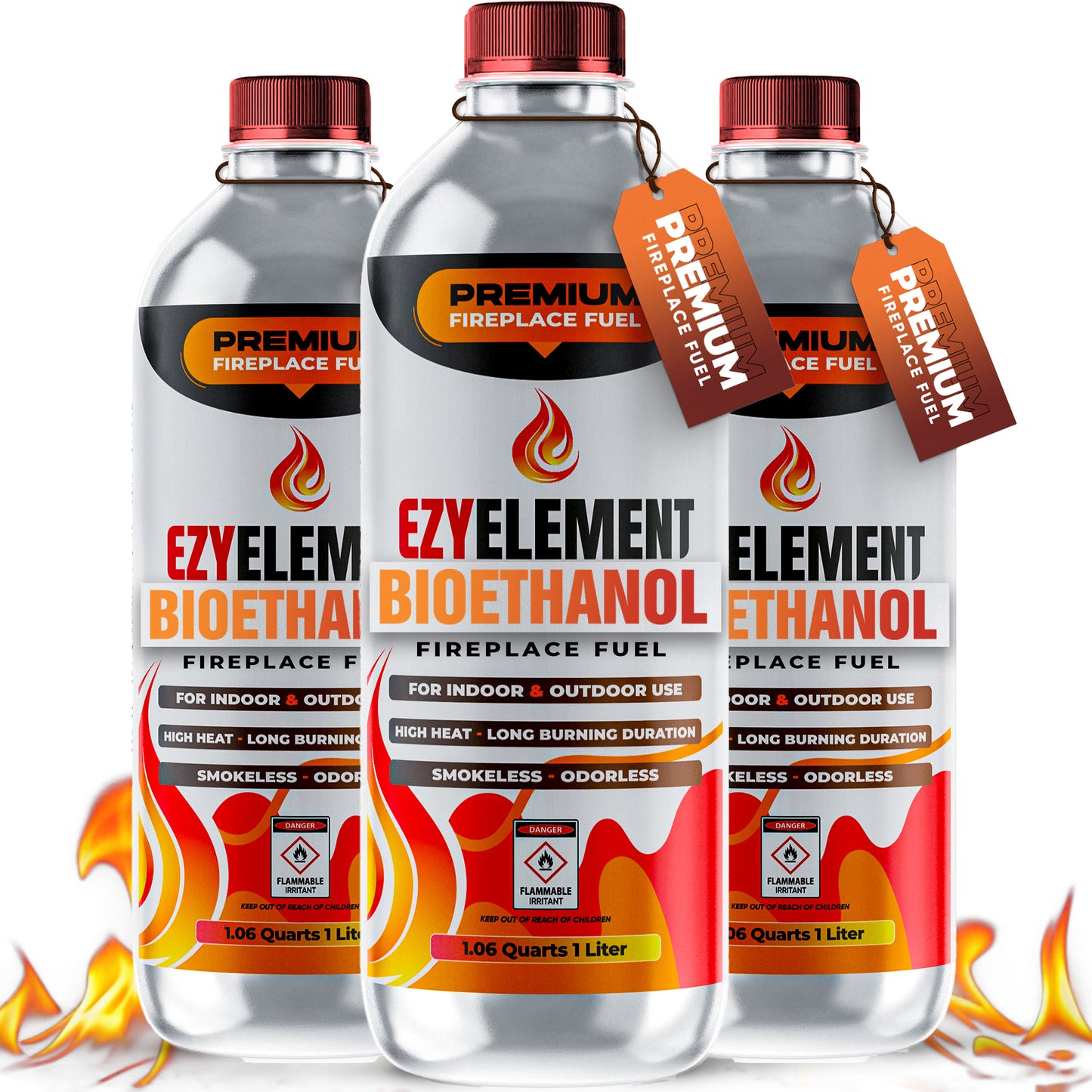 EzyElement Bioethanol Fuel 3 pack