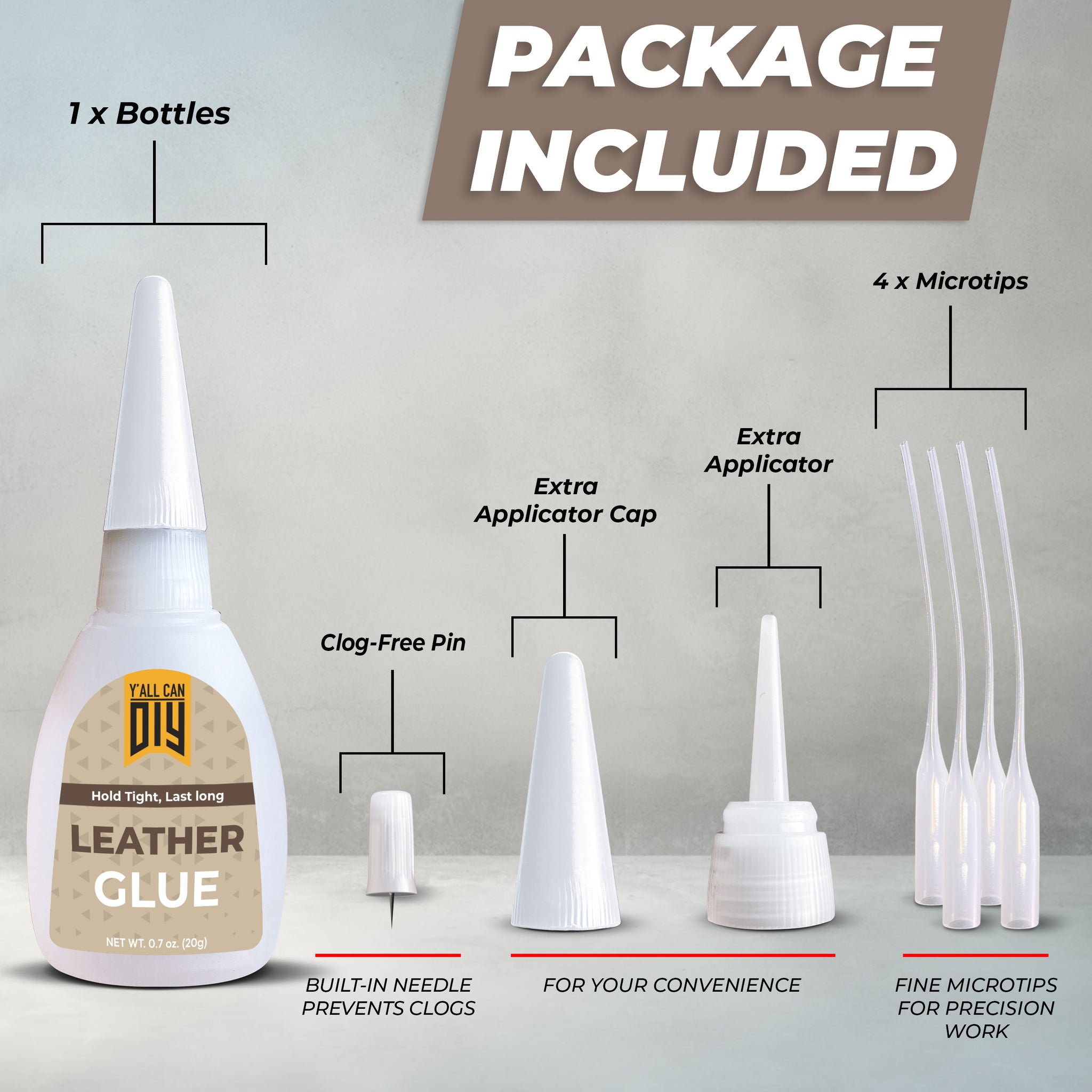 Leather Glue 2 pack