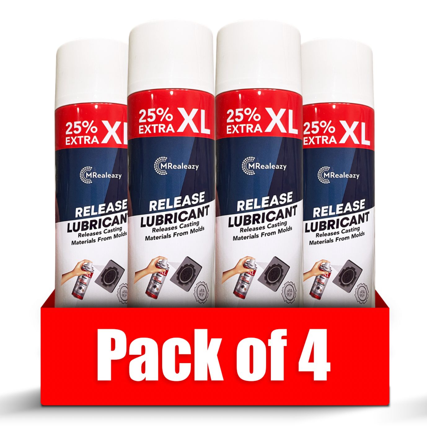Mold Release Spray 4 pack