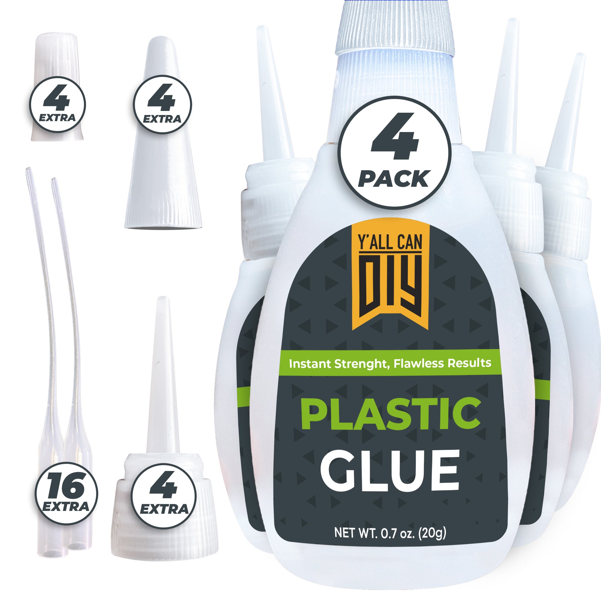 Plastic Glue 4 pack