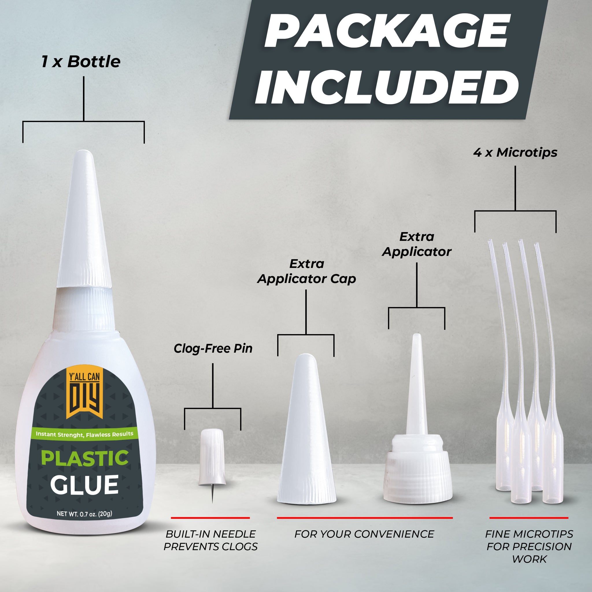 Plastic Glue 2 pack