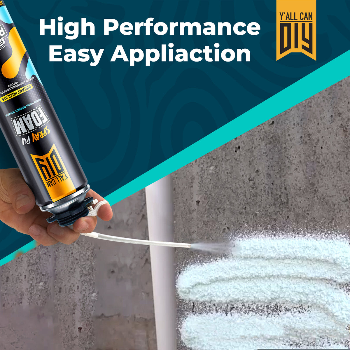 Y’allCanDIY Spray Foam Insulation - 36 Pack (32.8 oz Each)