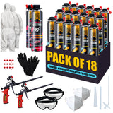 Y’allCanDIY Spray Foam Insulation Kit - 18 pack (32.8 oz Each) with Full DIY Kit